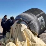 Crew-8 astronauts return to Earth in SpaceX Dragon Endeavour following weather-related delays.